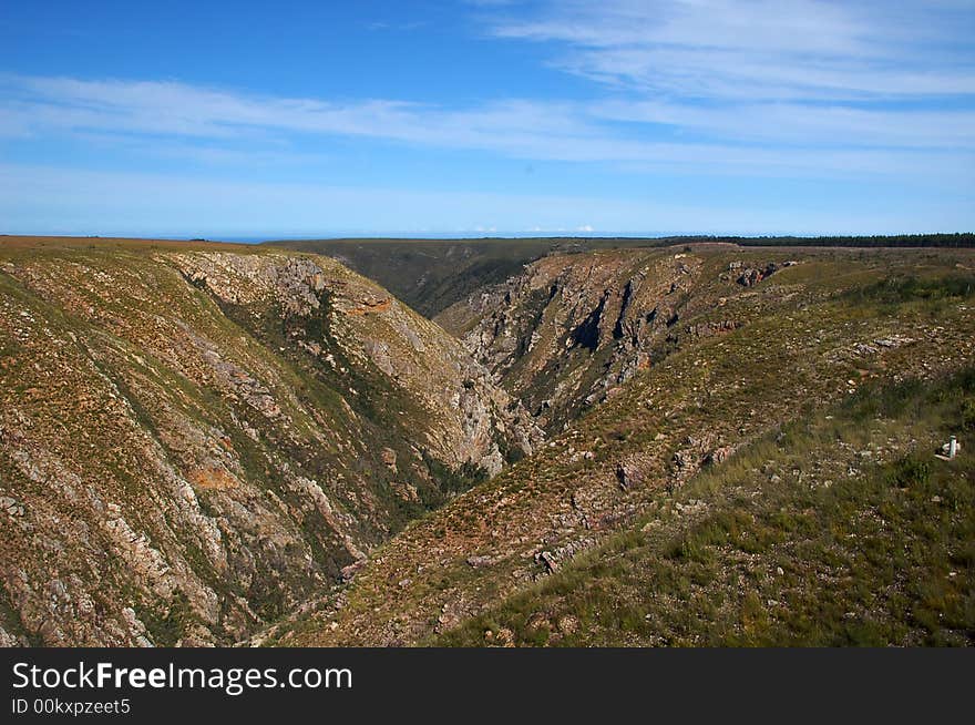 Where the ground split - South Africa. Where the ground split - South Africa