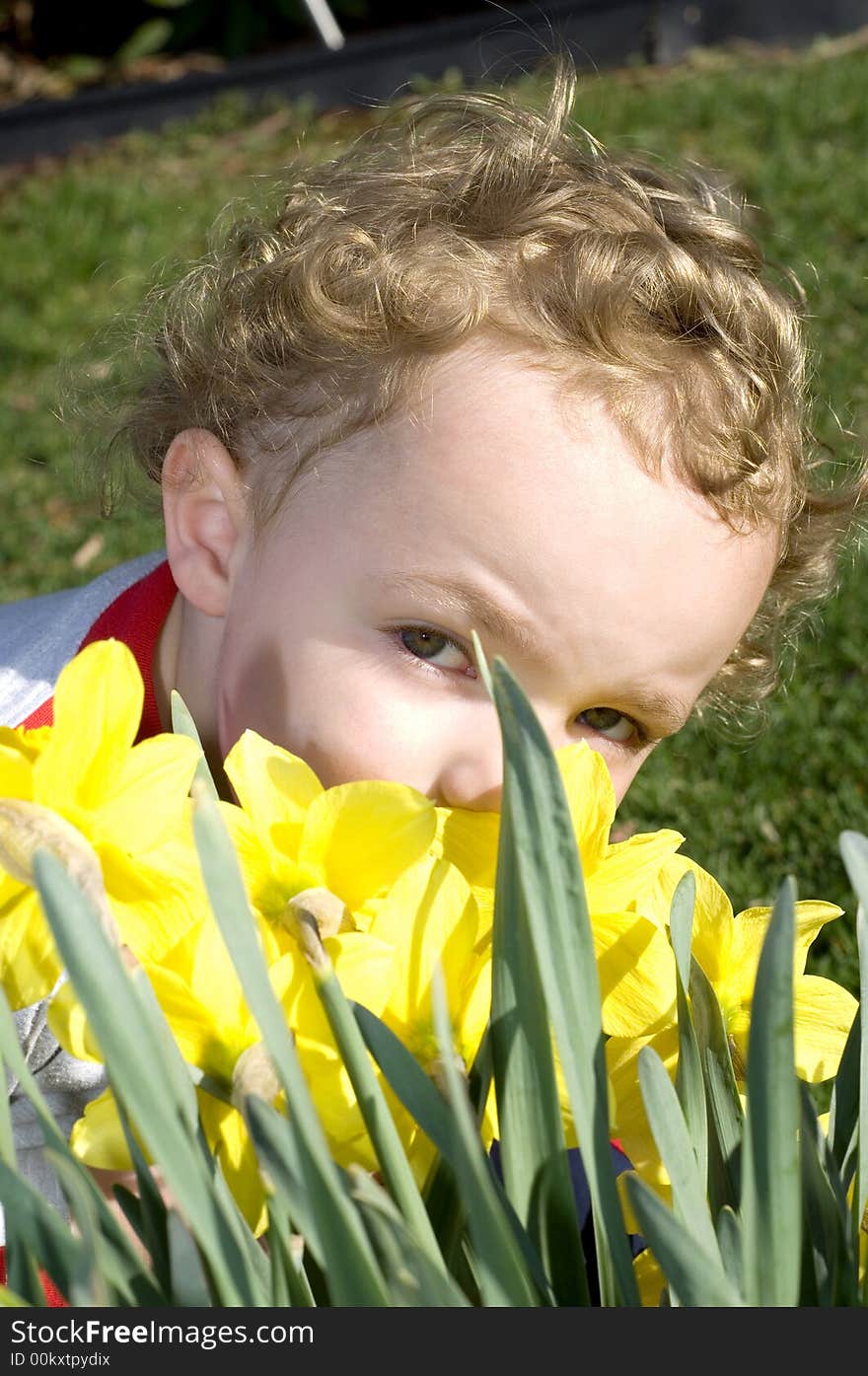 Smelling The Flowers