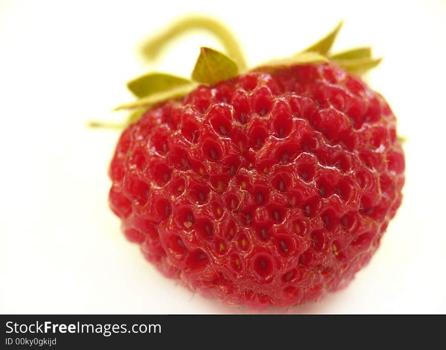 Strawberry on a white background