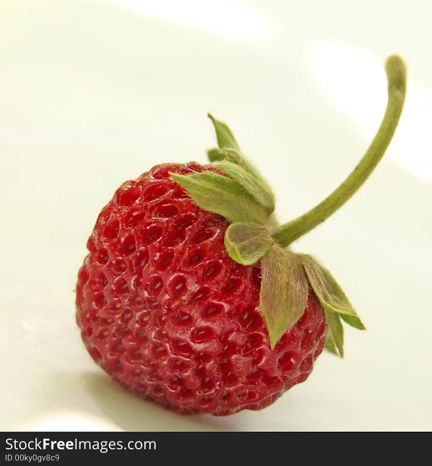 Strawberry on a white background