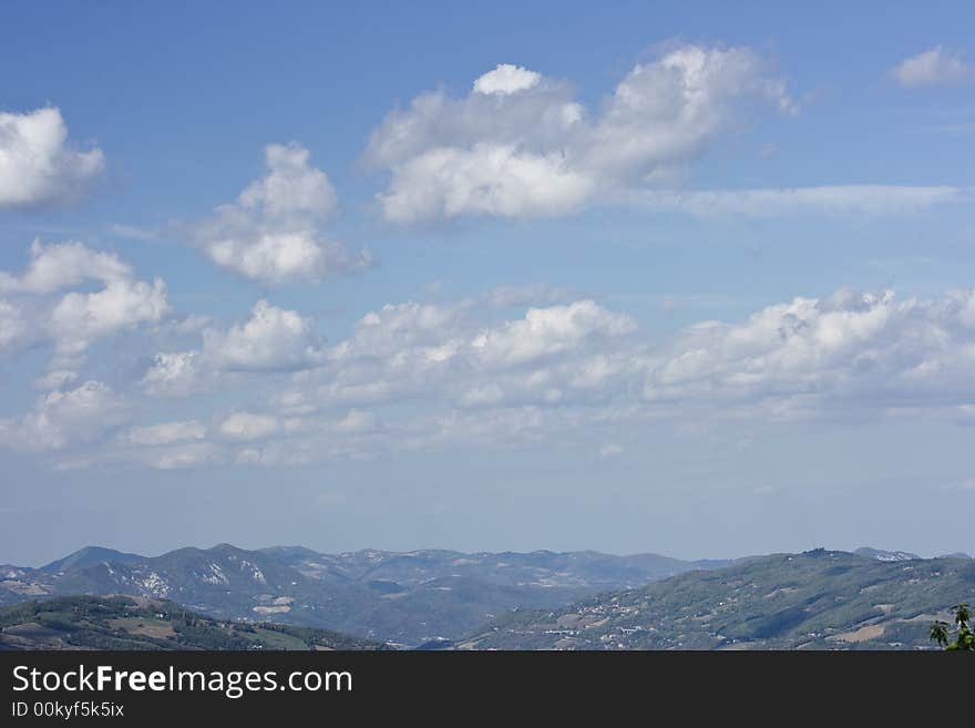 Landscape of Apennines