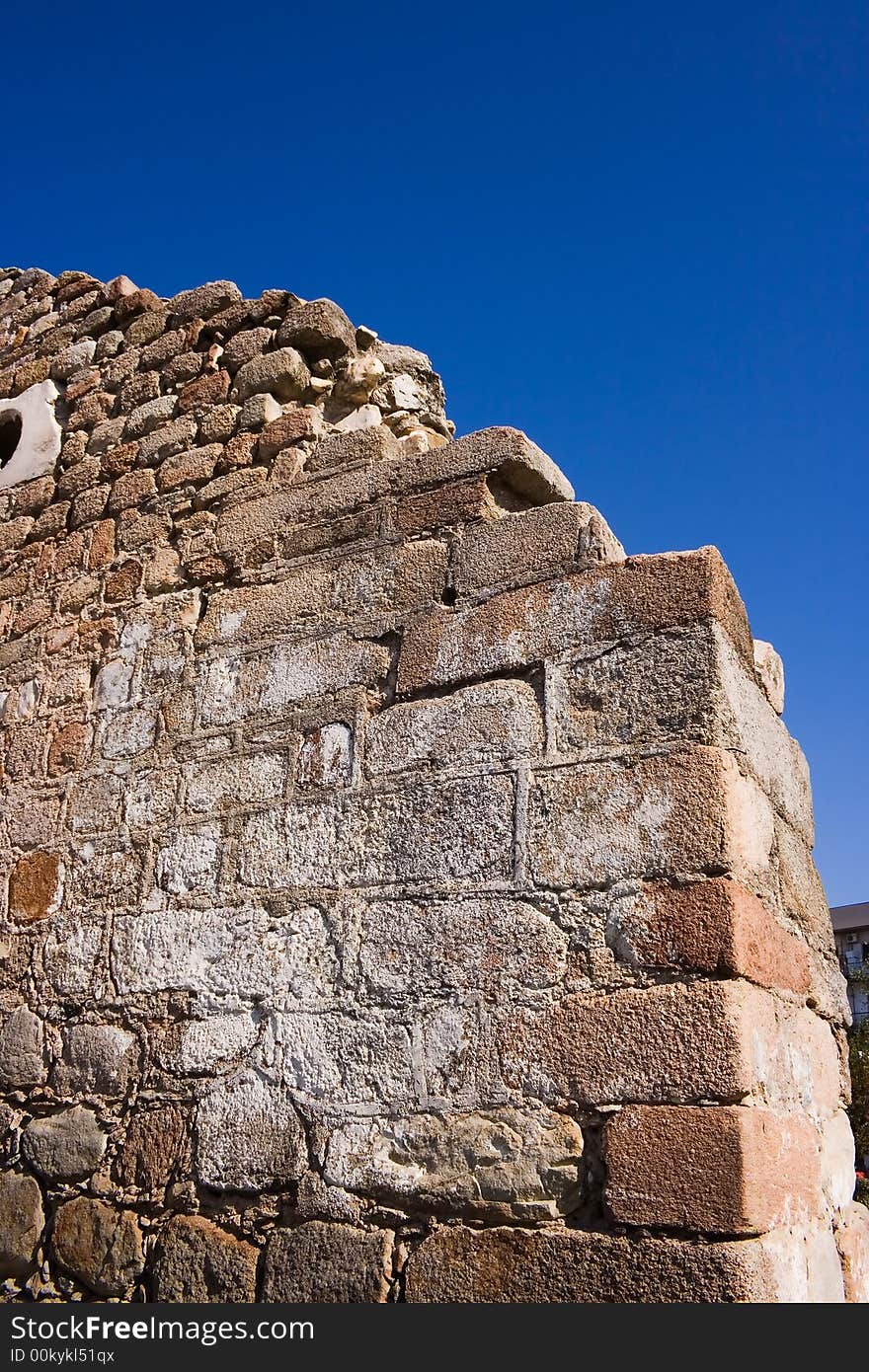 Part of old mosque wall