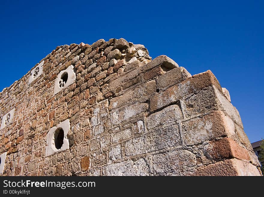 Part of old mosque wall