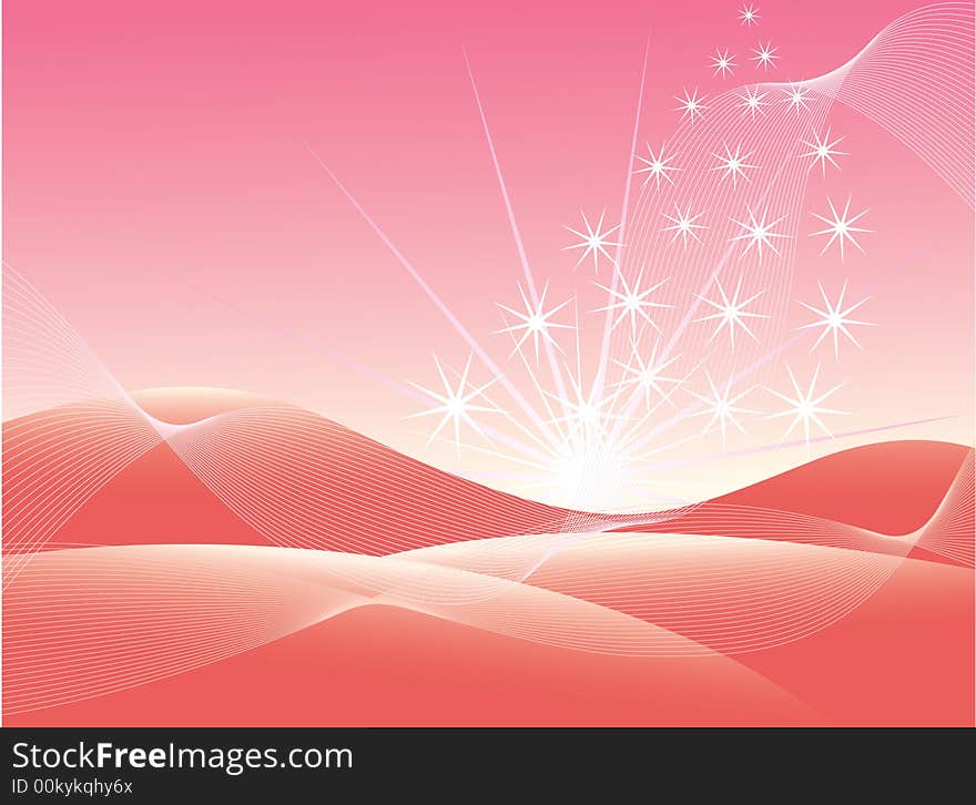 Beautiful pink background. Vector illustration. Beautiful pink background. Vector illustration.