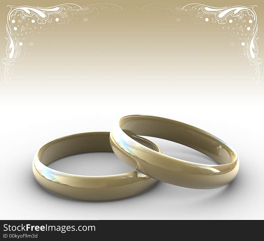 Two wedding rings