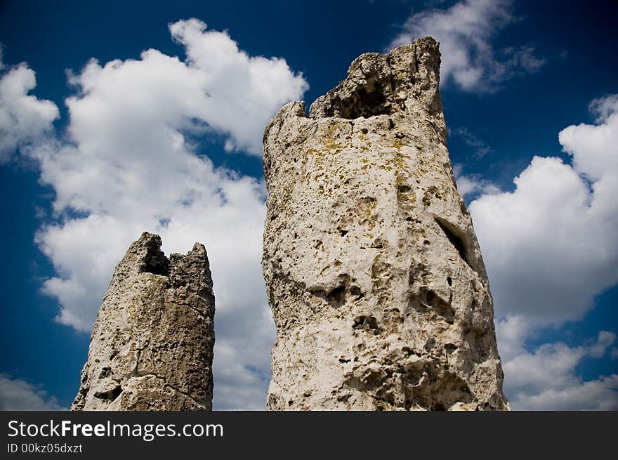 Rocks and the sky. Europe. Bulgaria. Rocks and the sky. Europe. Bulgaria.