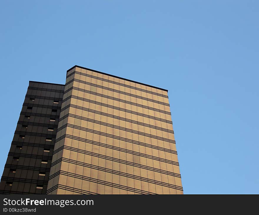 Modern buildings with blue sky on the background. Modern buildings with blue sky on the background