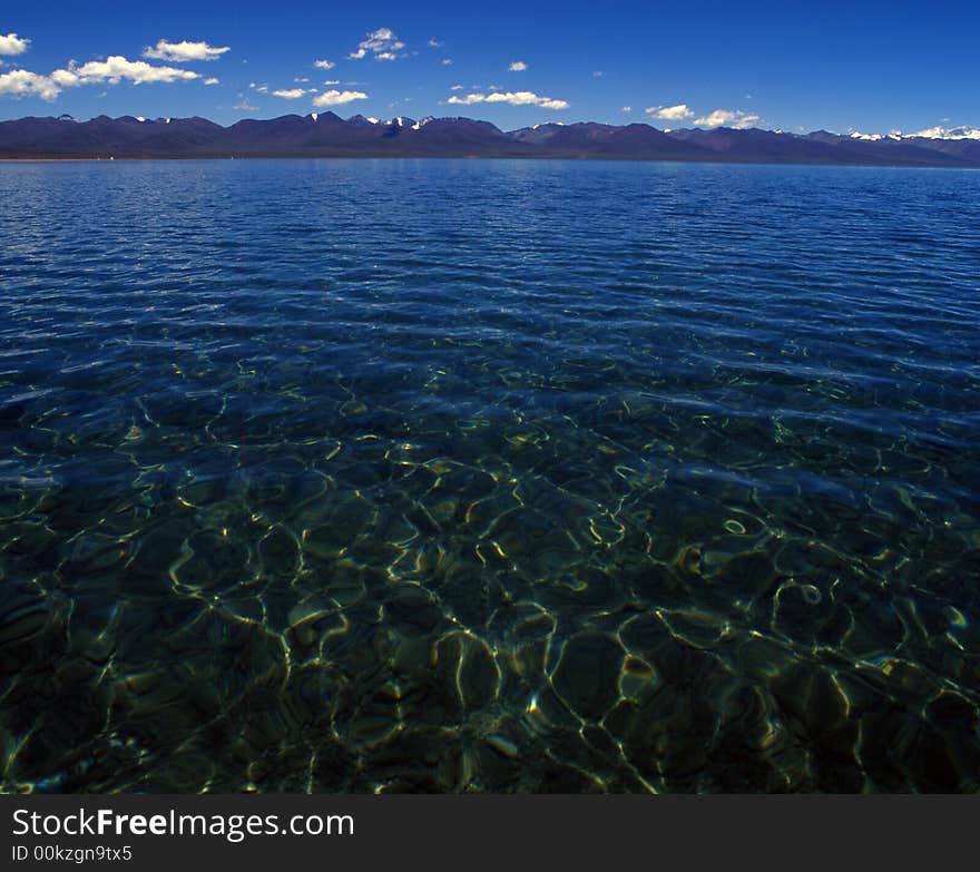 The highest saltwater lake in the world's. The highest saltwater lake in the world's.