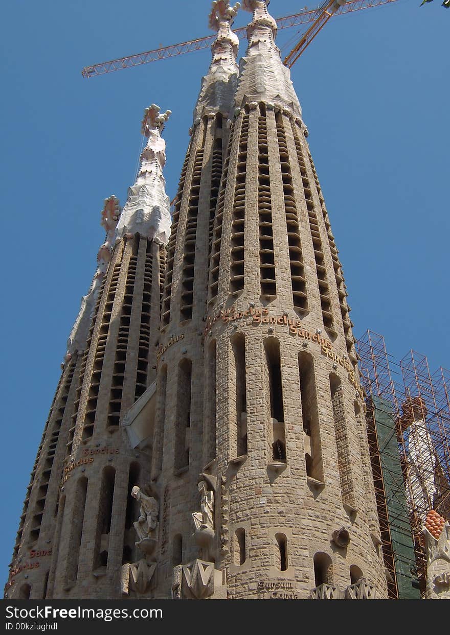 A view to Sagrada Familia