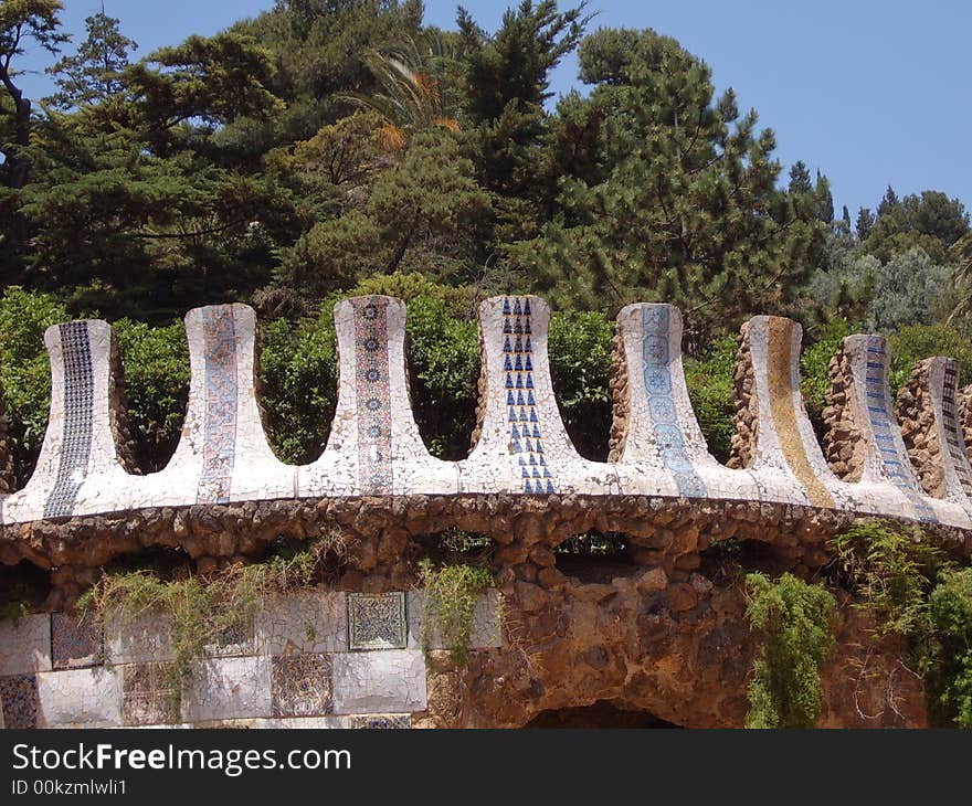 Decorated fence