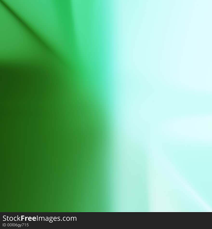 A white and green contrast in this abstract photo. A white and green contrast in this abstract photo