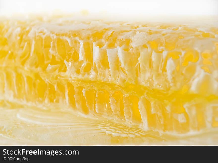 Acacia Honey with cut comb. Acacia Honey with cut comb.