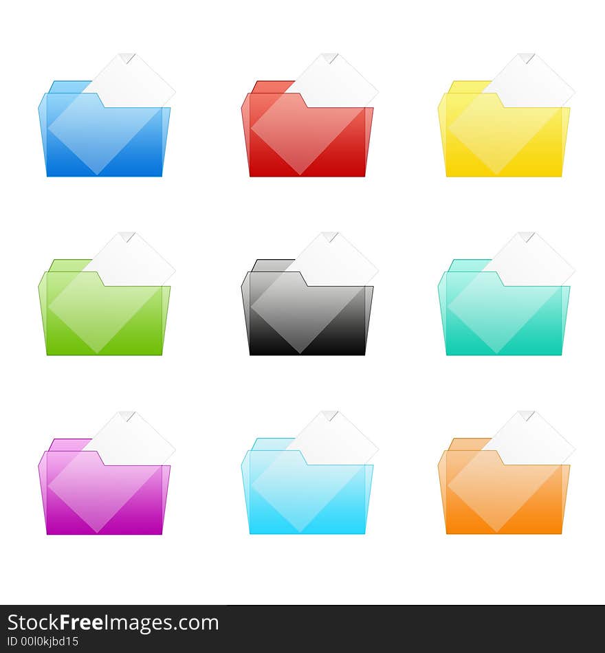 9 Classy Color Web Vista icons