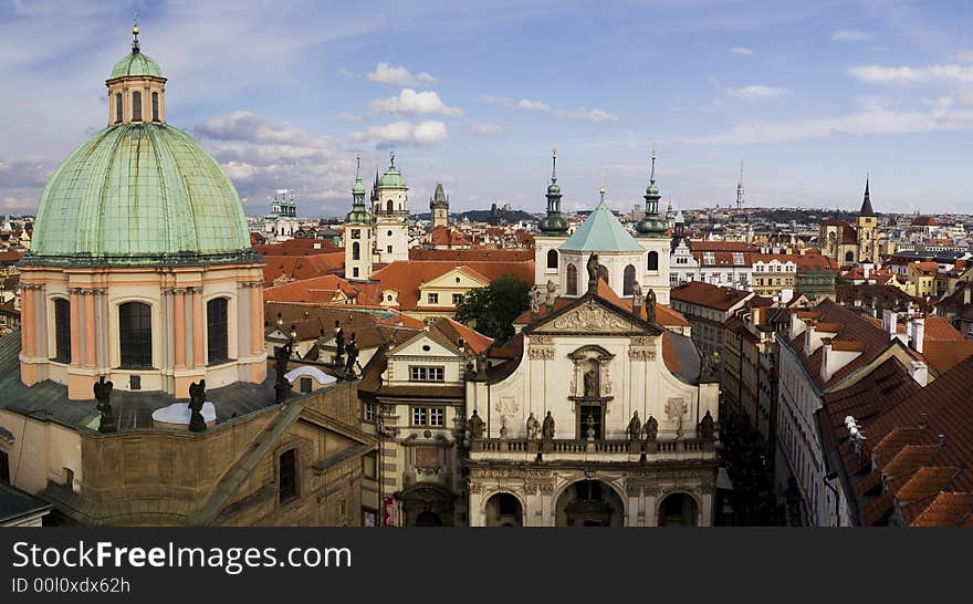 One hundred tower Prague