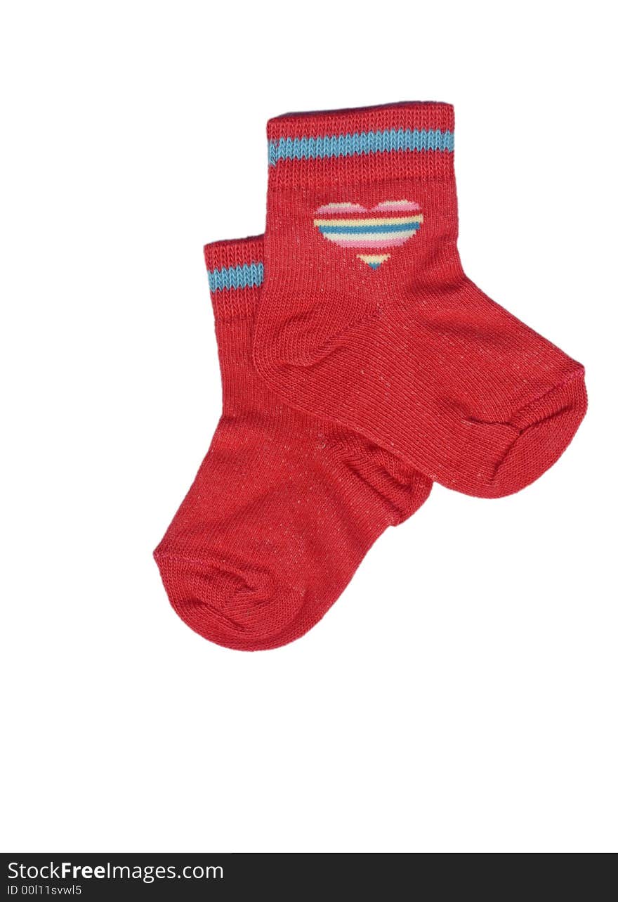 Toddlers Socks Isolated