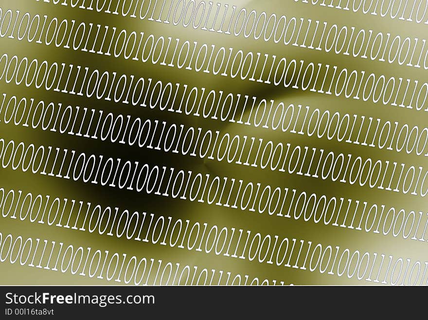 Binary abstract background