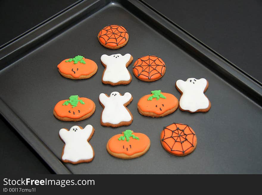 Halloween Gingerbread Biscuits