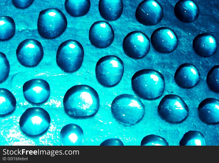 Blue water drop for background