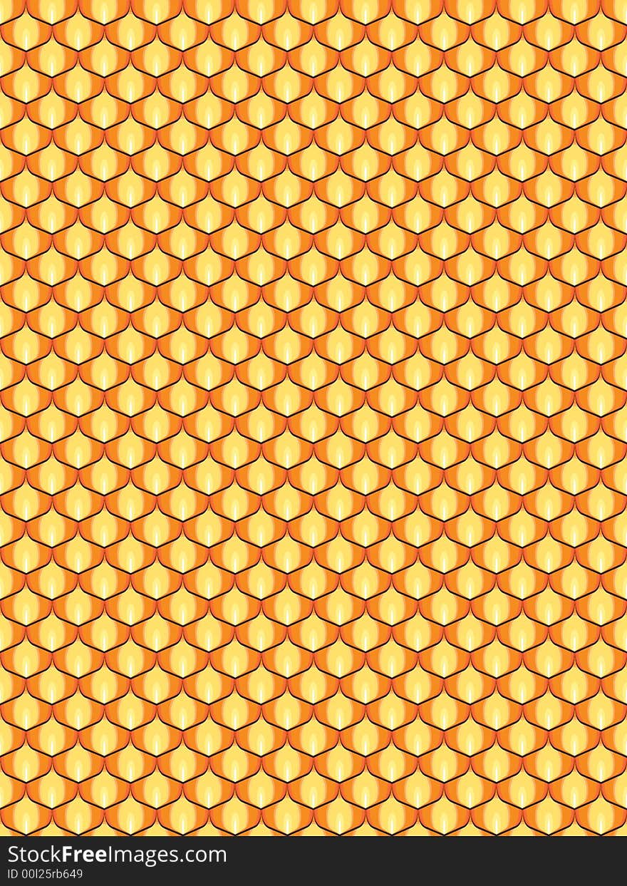 Repetitive abstract pattern for yellow and orange background. Repetitive abstract pattern for yellow and orange background.