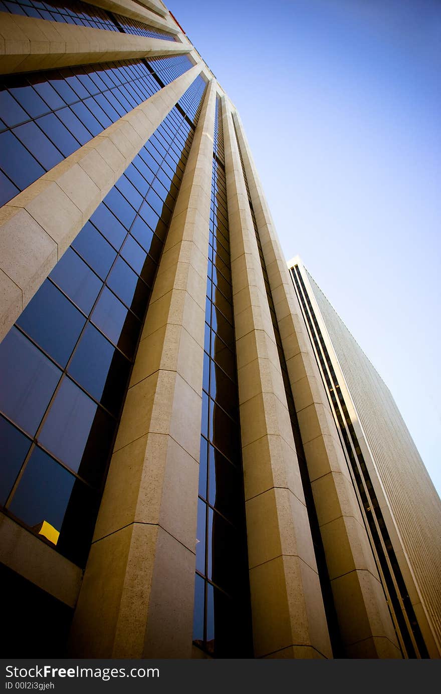 Exterior of an office building in San Francisco, California. Exterior of an office building in San Francisco, California.