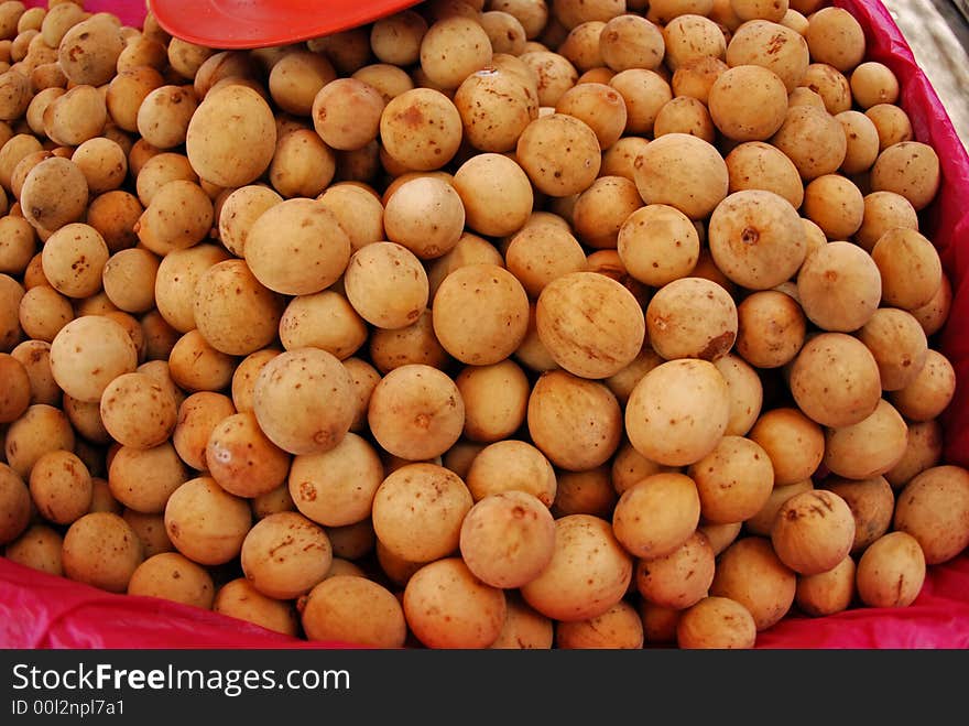 Tropical fruits in the market