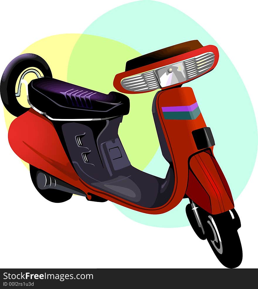 Red Scooter