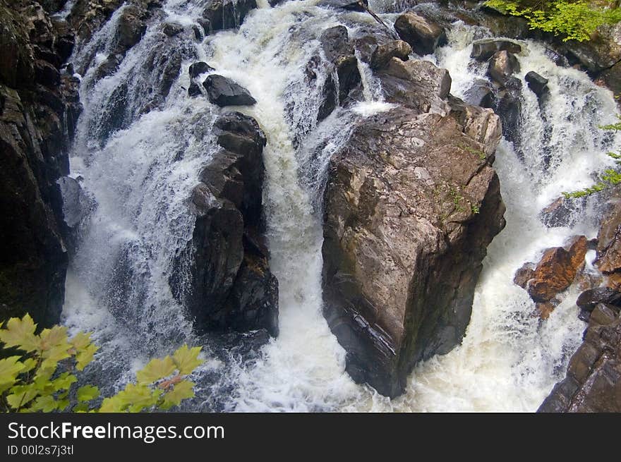 Close Up Of The Falls