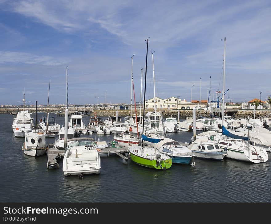 Boat on harbor - Costa Nova, Portugal