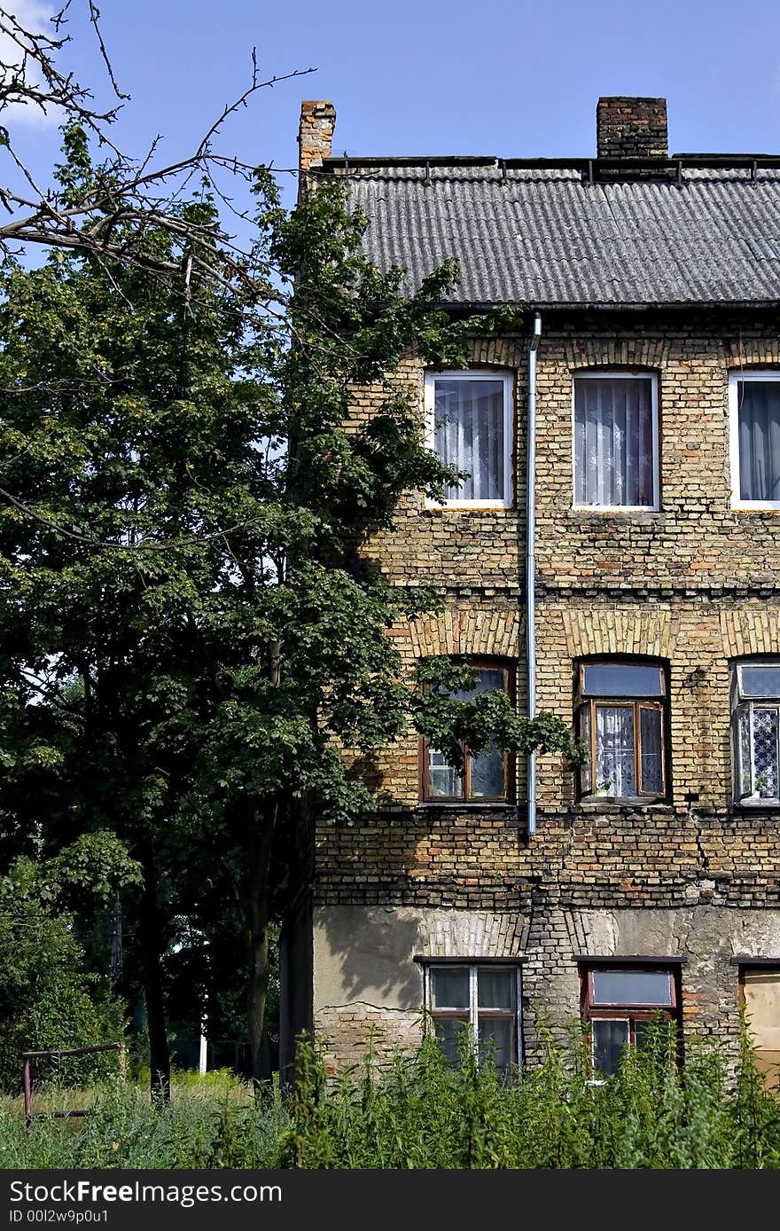 Old typical Polish houses (Bialystok, Poland). Old typical Polish houses (Bialystok, Poland)