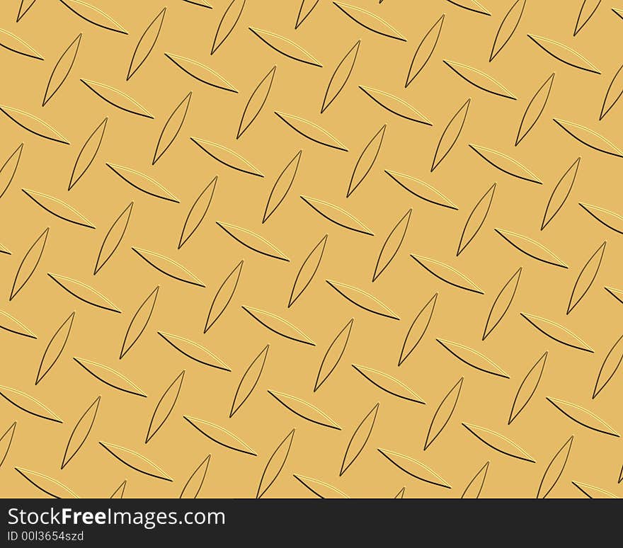 Diamond plate industrial background gold long tapered. Diamond plate industrial background gold long tapered