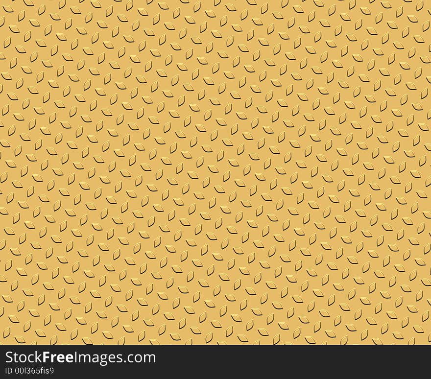 Diamond plate industrial background  gold small. Diamond plate industrial background  gold small