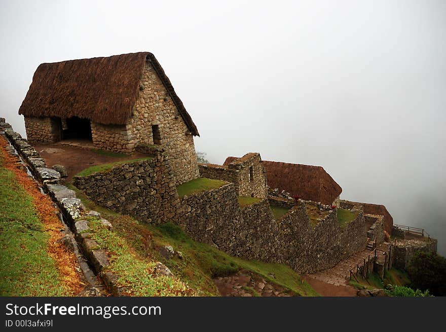 Machu Picchu guardhouse