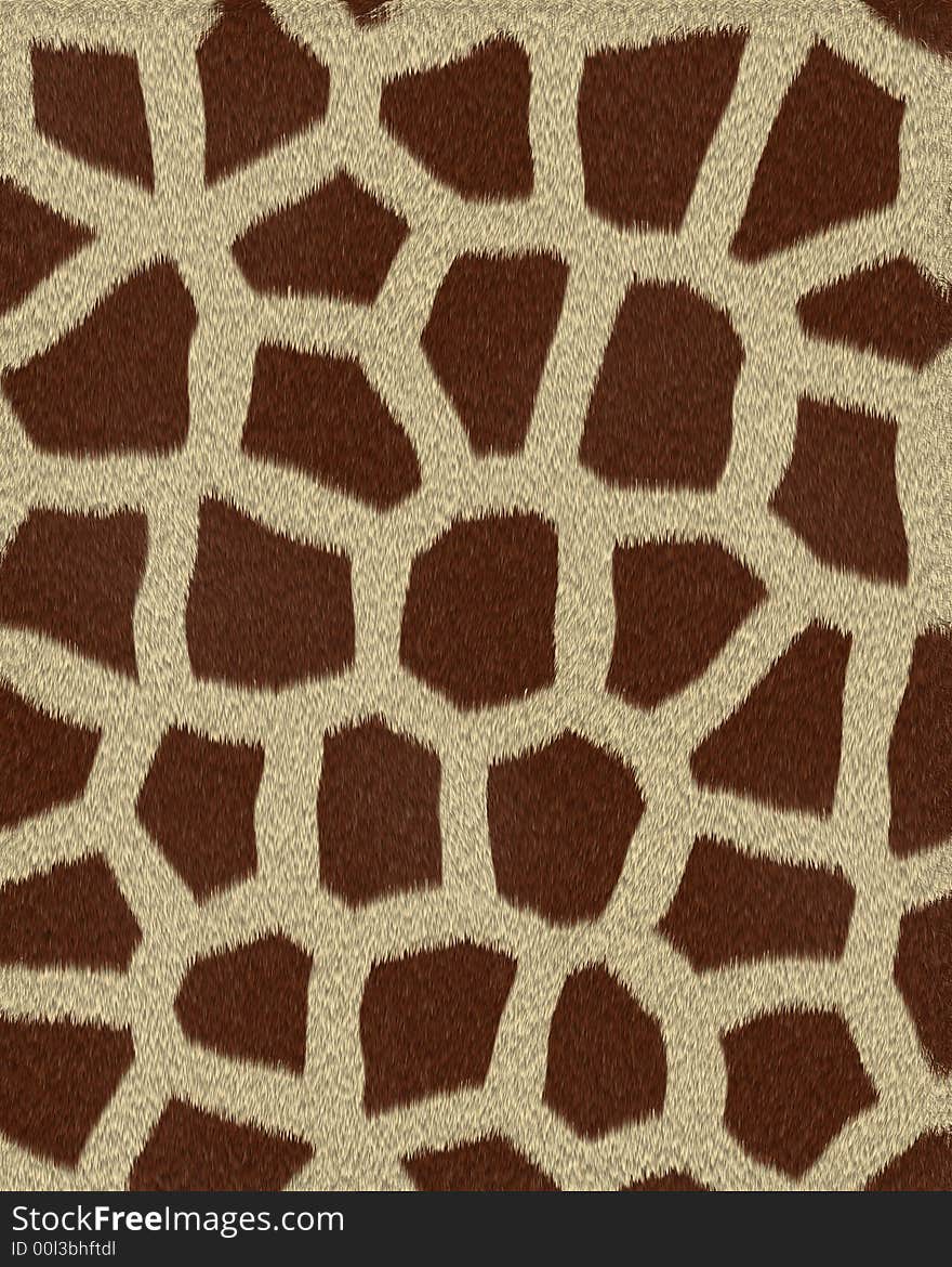 Giraffe Medium Spots Short Fur