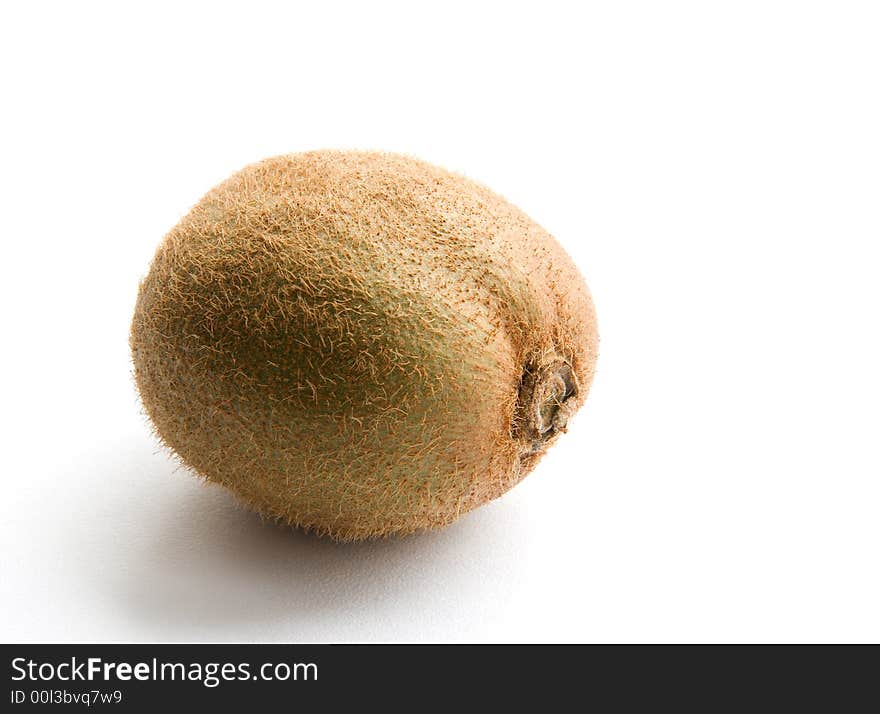 Kiwi on white background