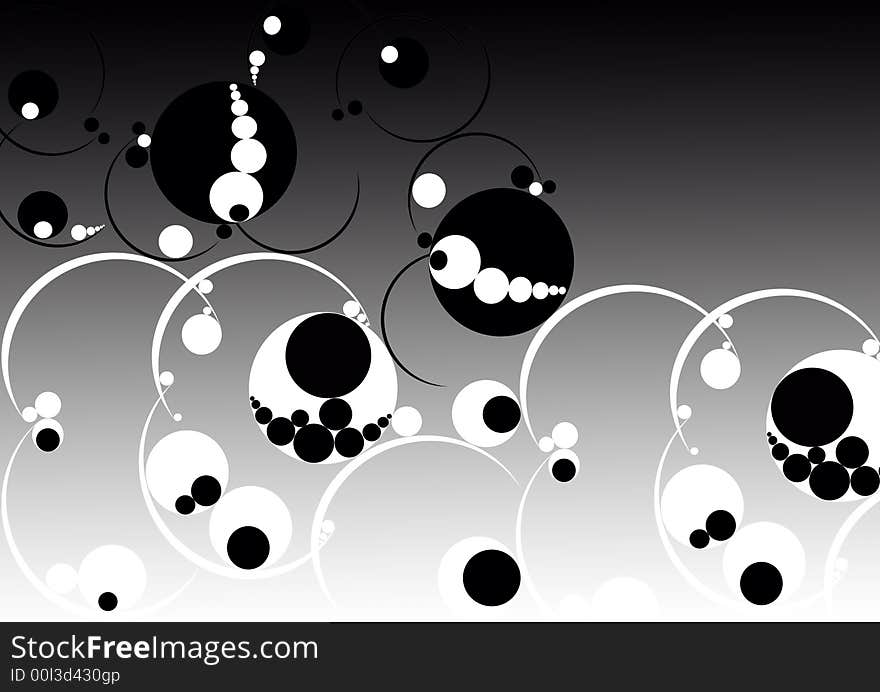 Abstract composition for background and design