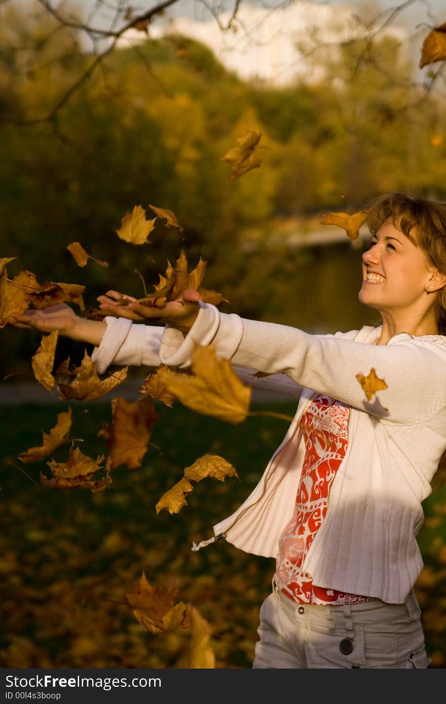 I have photographed this girl in Moscow to a garden. I have photographed this girl in Moscow to a garden