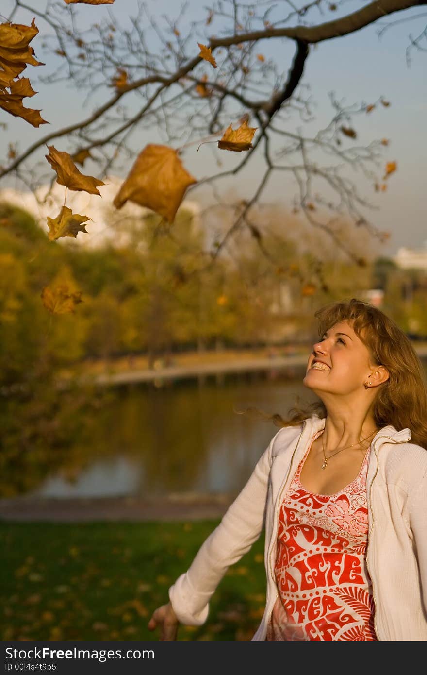 I have photographed this girl in Moscow to a garden. I have photographed this girl in Moscow to a garden