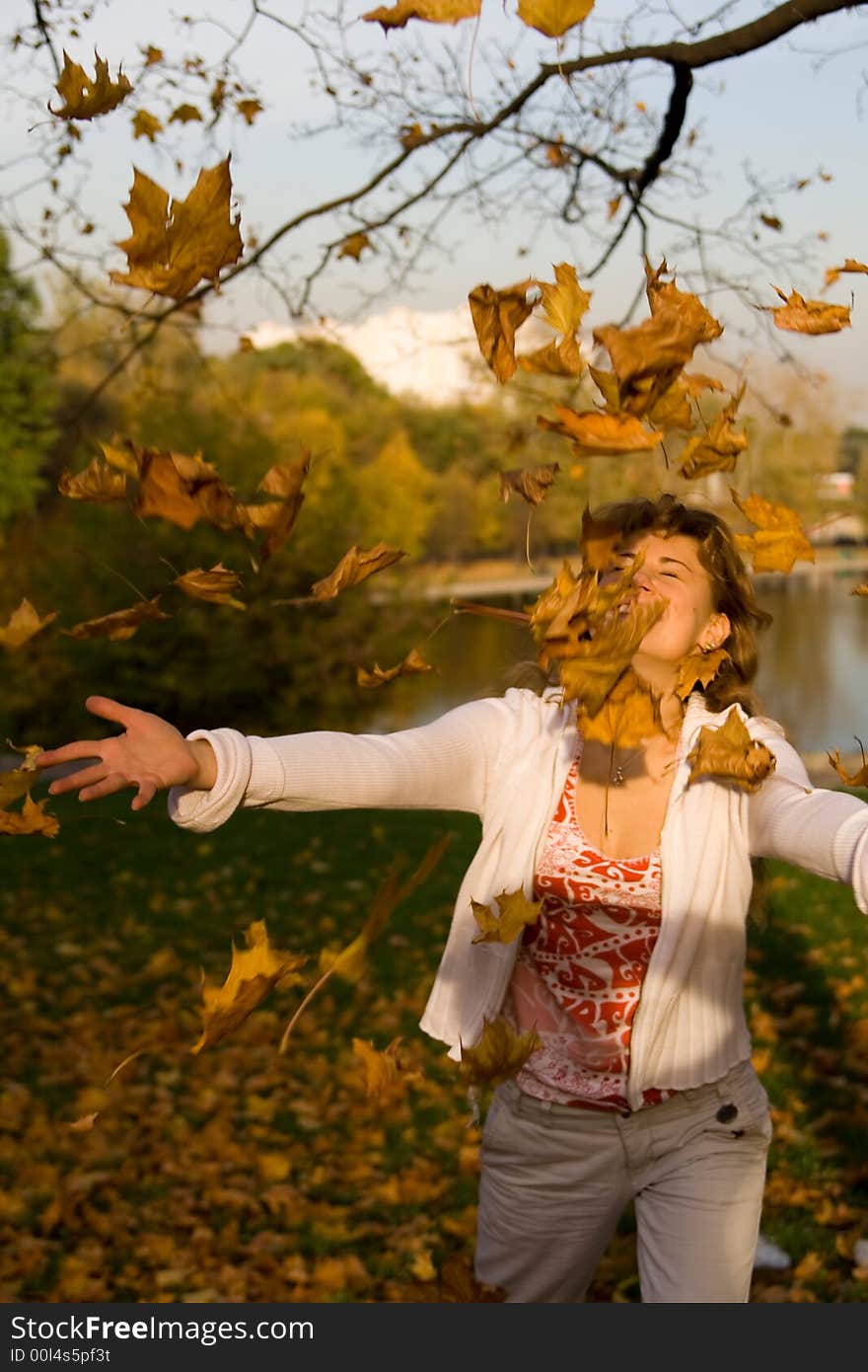 I have photographed this girl in Moscow to a garden. I have photographed this girl in Moscow to a garden