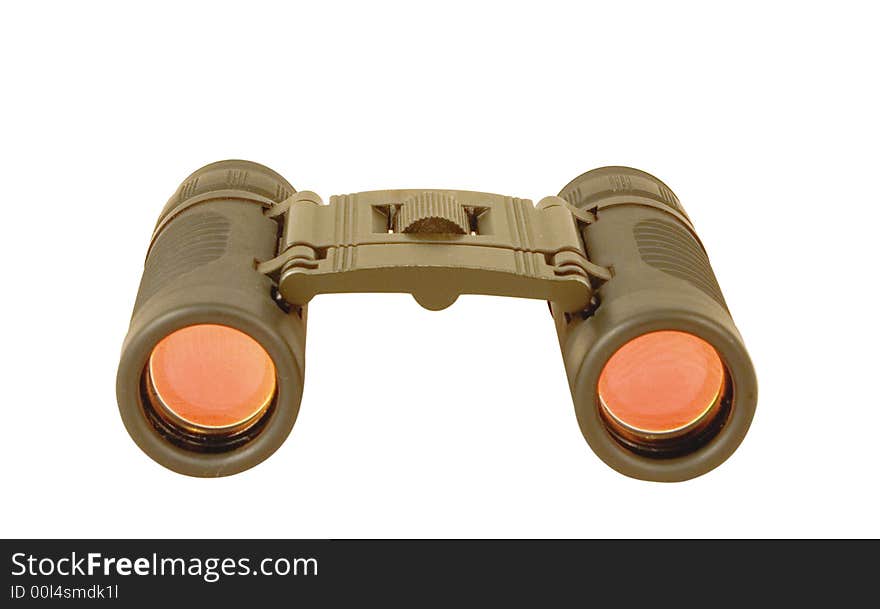 Binoculars isolated