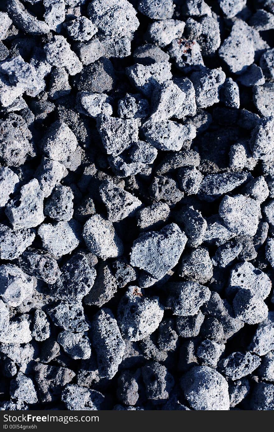 Texture of granite blue rubble