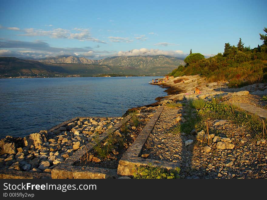 Wonderful summer sea landscape