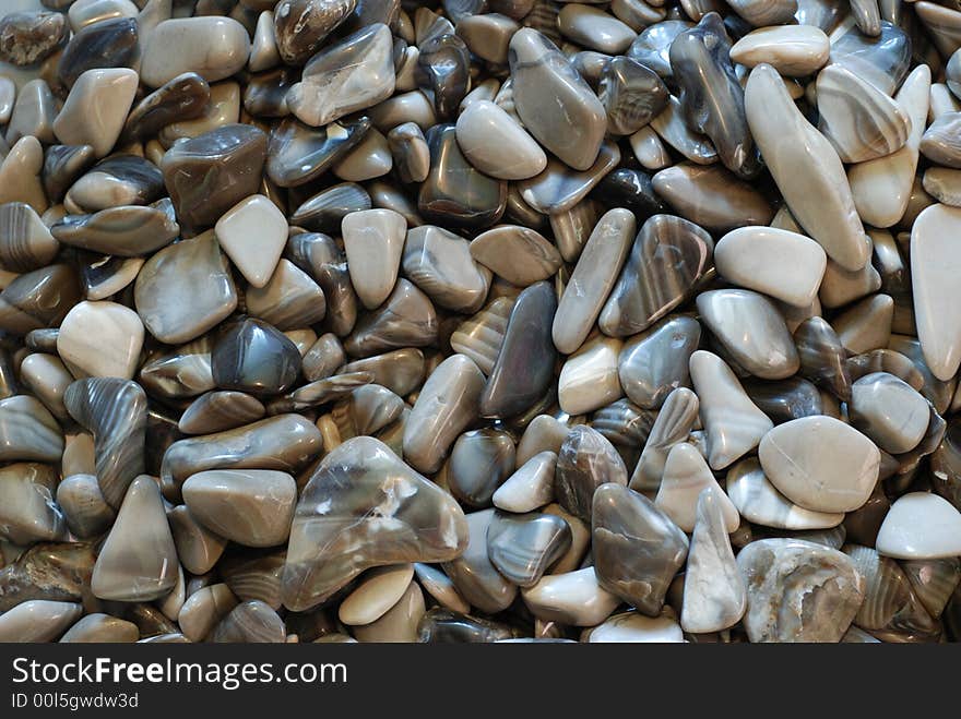 Grey pebbles