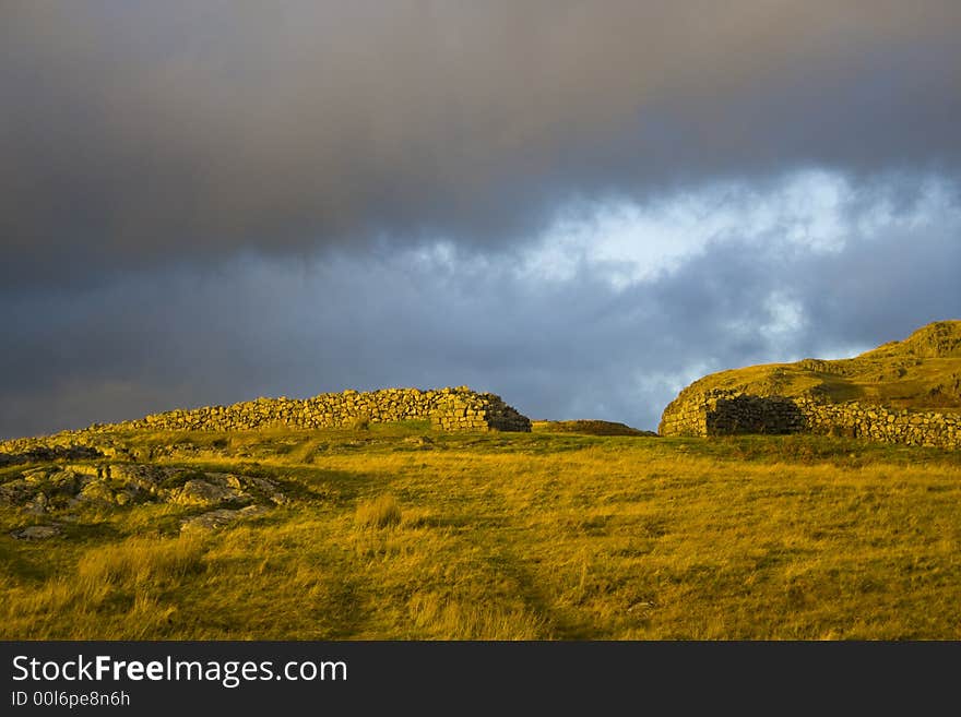 Hardknott Roman Fort, Lake Dis