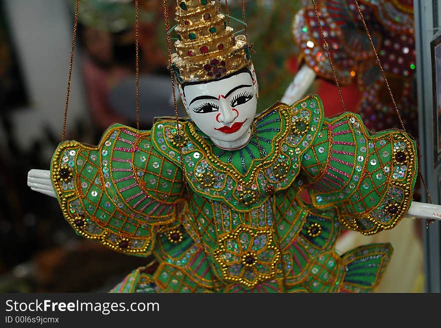 The traditional Asian doll in Southeast Asia. The traditional Asian doll in Southeast Asia