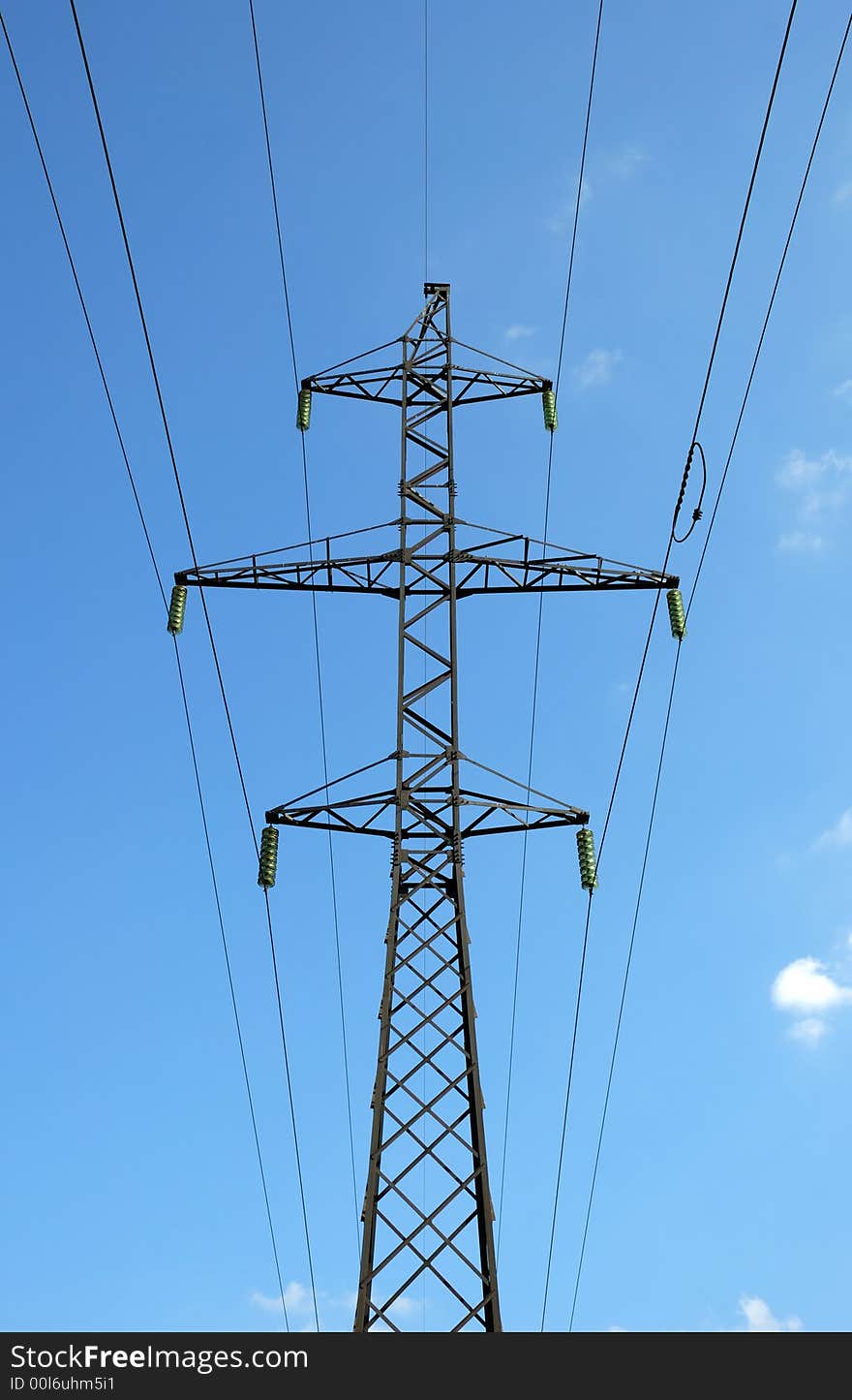 High-voltage column