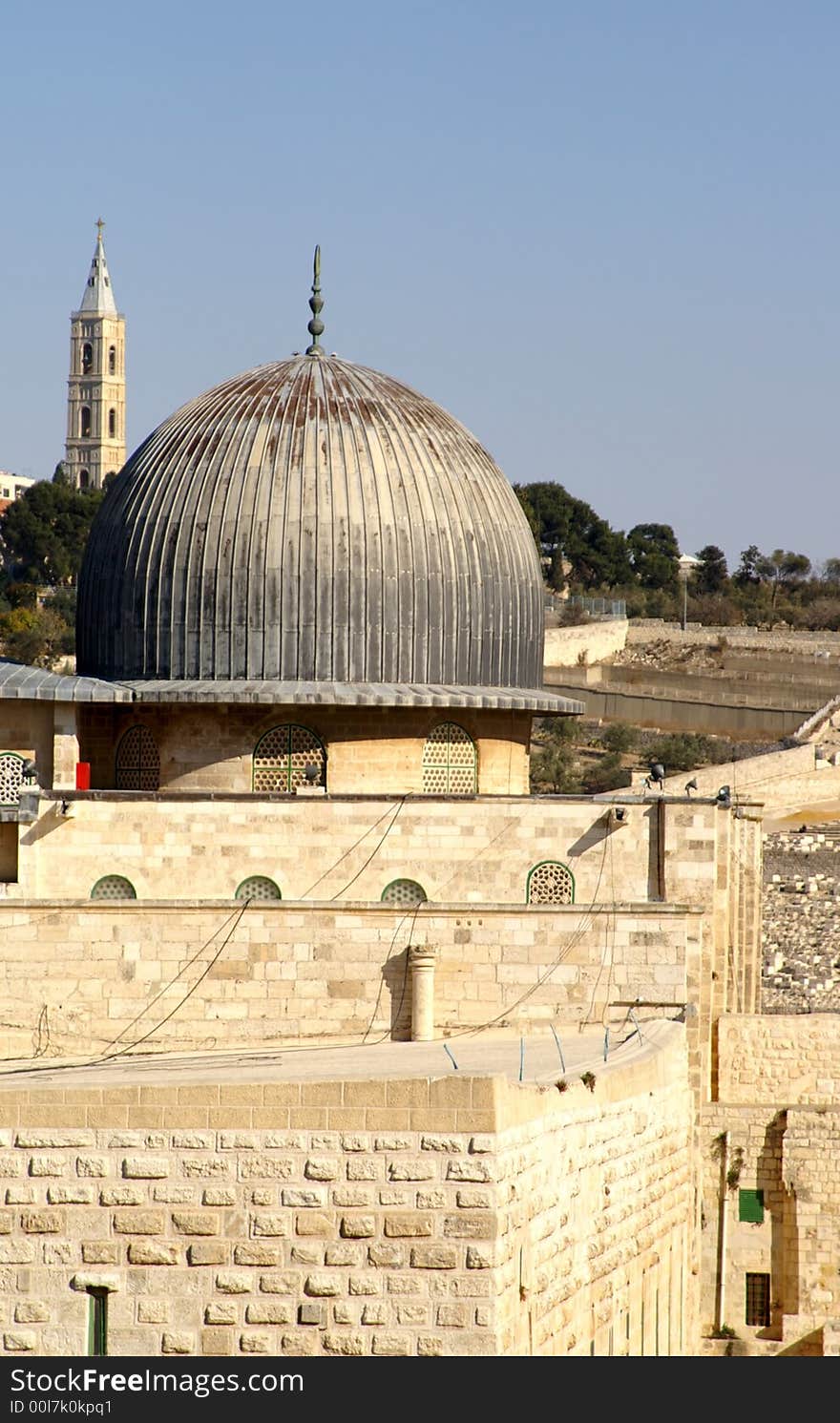 Jerusalem old city - al aqsa mosque on a temple mount