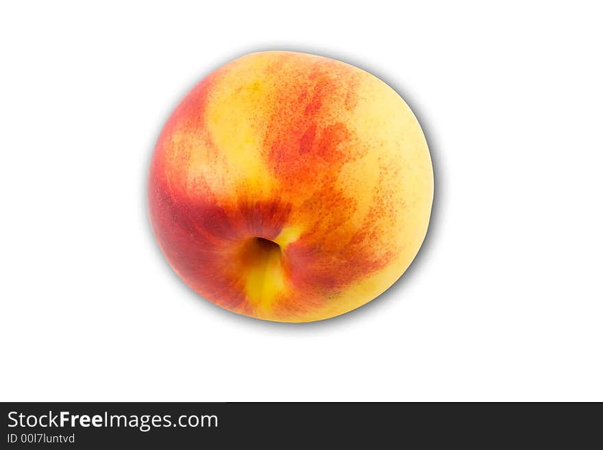 Nectarine isolated