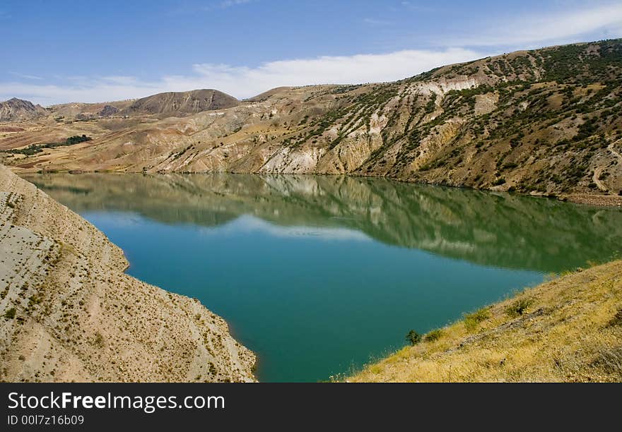 Reflection on a lake in east Turkey