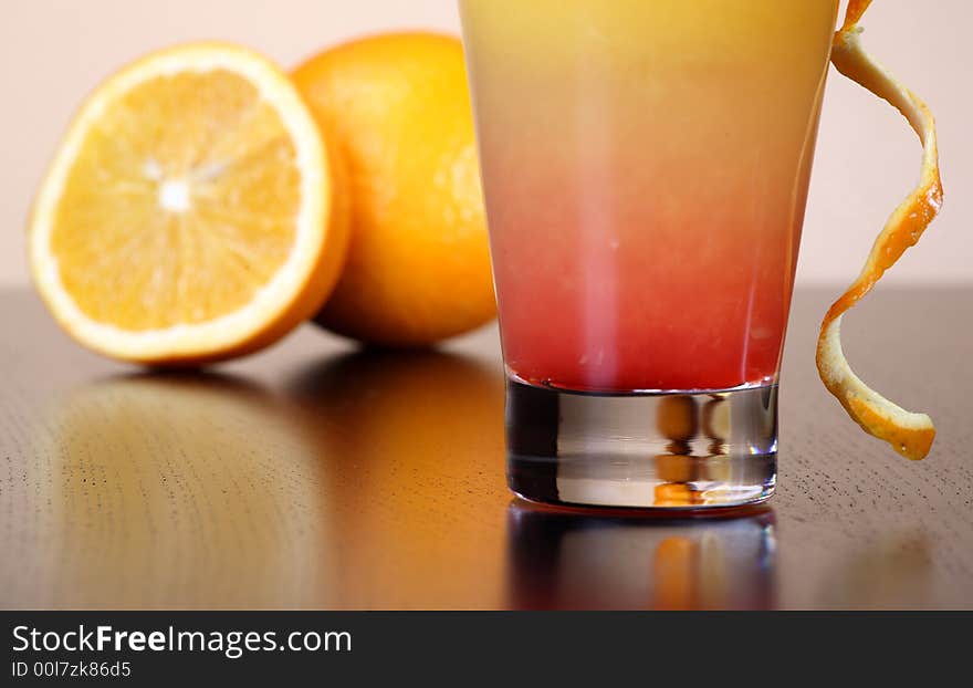 Fresh orange juice