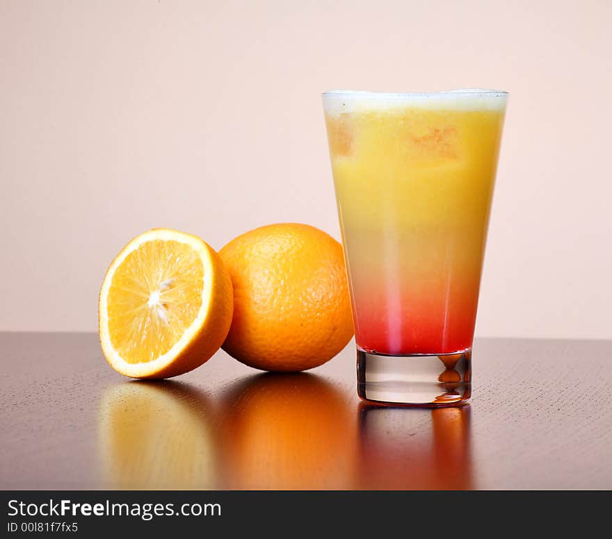 Fresh orange juice